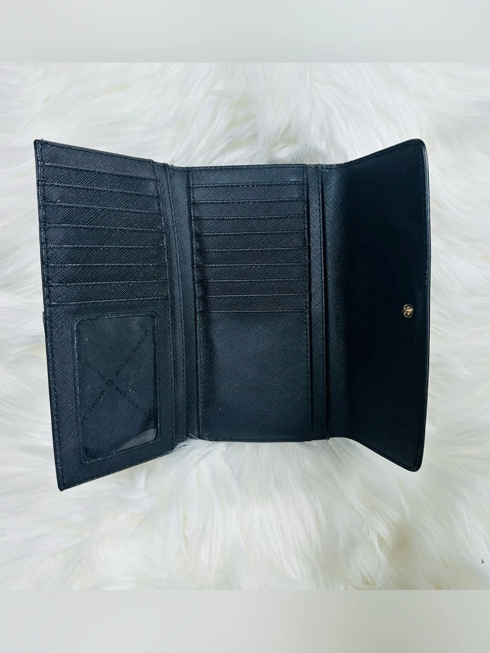 Michael Kors Jet Set Large Trifold Wallet Saffiano leather
